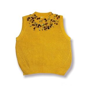 H&M Embellished Sweater Vest